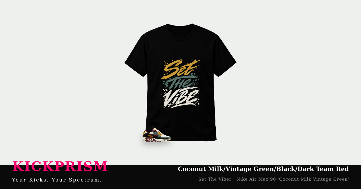 Set The Viber on a Black t-shirt — t-shirt :: front · Mockup 1